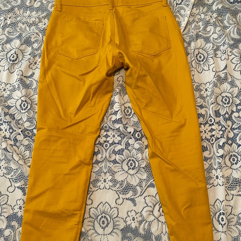 Mustard yellow casual pants